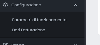 Configurazione invio SMS
