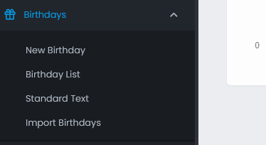 SMS Birthdays